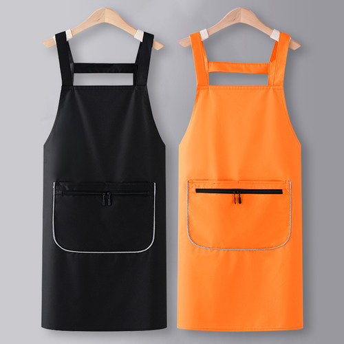 防水防油围裙工作服女