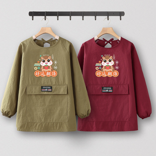 短款围裙厨房家用防水防油简约工作服商用定制罩衣女新款上班专用