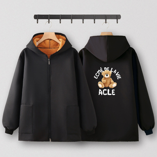 超市围裙定制厨房家用漂亮罩衣女新款加绒加厚防水防油上班工作服