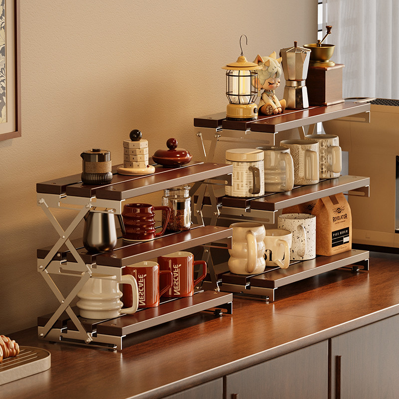 桌面茶杯咖啡杯收纳架