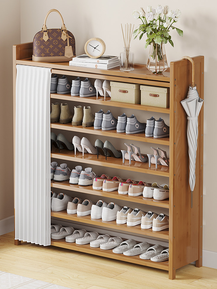 家用门口折叠鞋架多层入户小型出租房免安装鞋柜楼道超薄靠墙置物,住宅家具,鞋架,淘宝优惠券,粉丝福利购,淘宝优惠卷