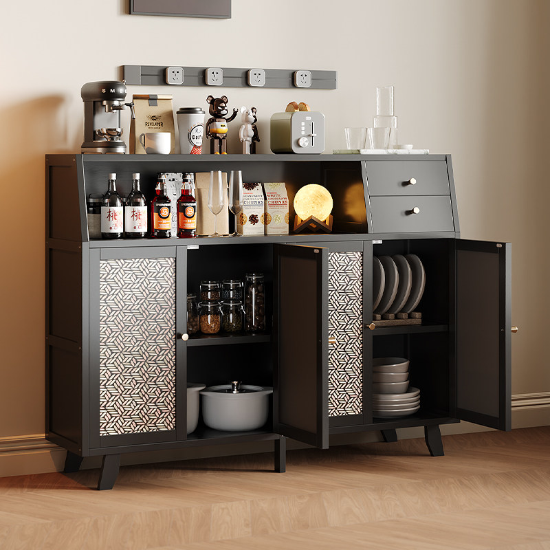 餐边柜角架靠墙一体厨房储物柜客厅水吧台置物柜餐厅多功能收纳柜