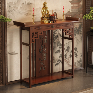 新中式入户玄关柜一体正对门隔断客厅柜子进门聚财高级感宋式美学