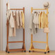 晾衣架落地家用卧室凉衣架阳台挂衣服架子室内简易杆非实木衣帽架