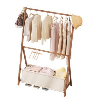 床边晚上放衣服神器挂衣架落地衣帽架卧室临时放脱下的衣服置物架