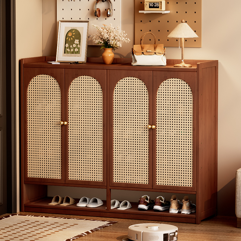 鞋架子家用门口多层结实耐用楼道防尘带门鞋柜大容量鞋子收纳架子