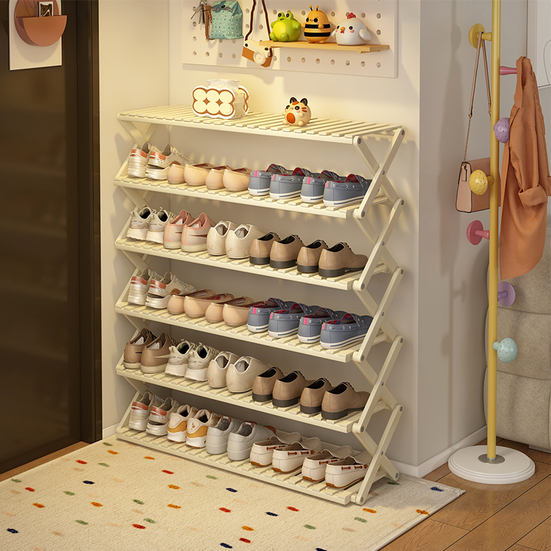 鞋架子家用入户窄门口多层出租房用2025新款简易鞋柜一体式免安装