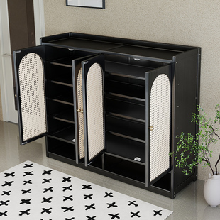 鞋柜家用门口多层大容量入户玄关收纳柜一体靠墙防尘鞋架门外走廊