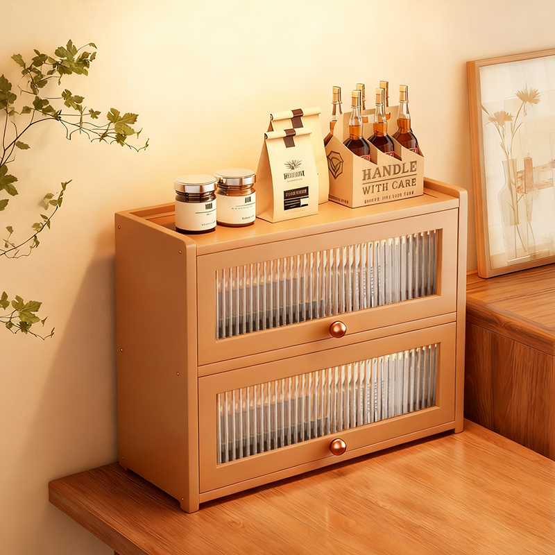 桌面杯架置物架餐桌台面杯子收纳架子水杯咖啡茶具防尘储物展示柜