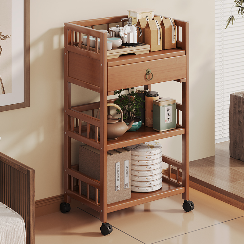 竹中生智带轮博古架移动工厂直销