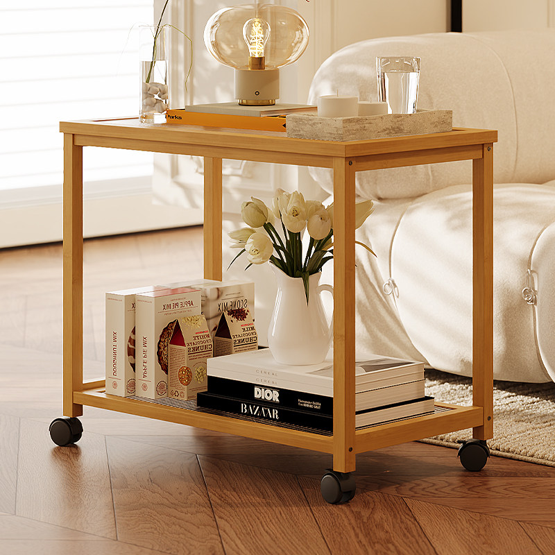 简约落地家用移动边几带轮小推车客厅卧室收纳多功能小户型储物桌,住宅家具,移动边几/推车,淘宝优惠券,粉丝福利购,淘宝优惠卷