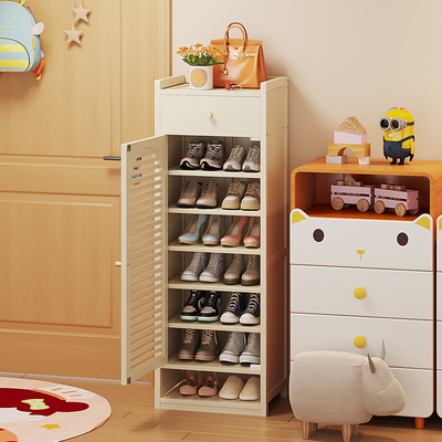 竹中生智白色鞋柜新款2025