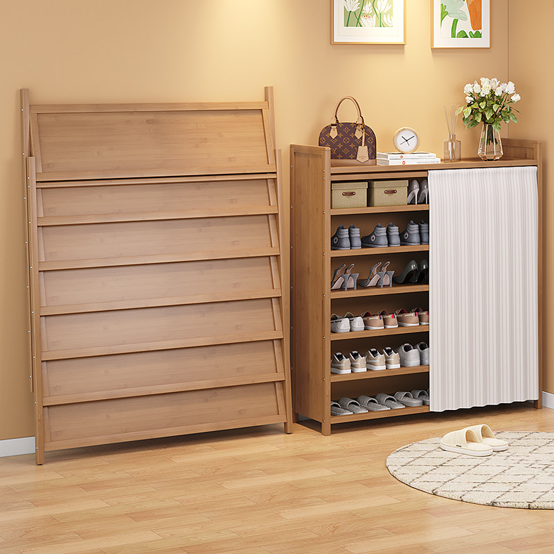 家用门口鞋架可折叠多层入户门楼道鞋柜免安装置物架过道出租房用,住宅家具,鞋架,淘宝优惠券,粉丝福利购,淘宝优惠卷