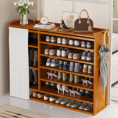 竹中生智现代经济型楠竹鞋架