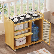 可移动小推车客厅家用茶几泡茶一体小户型茶桌茶水架多功能置物架