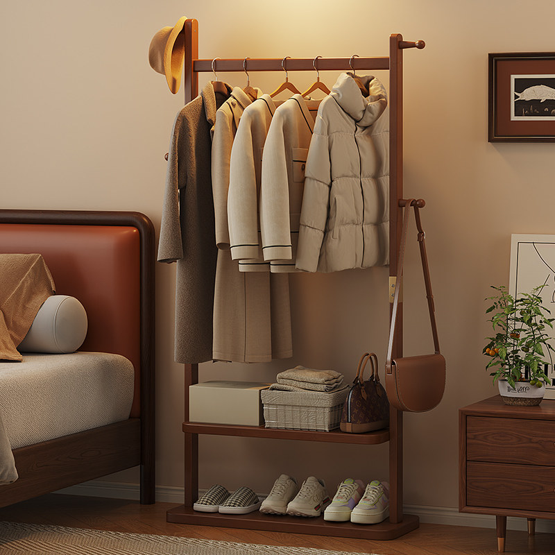 中古衣架落地卧室家用挂衣架次净衣帽架晾衣服收纳架子小型置物架,住宅家具,衣帽架,淘宝优惠券,粉丝福利购,淘宝优惠卷