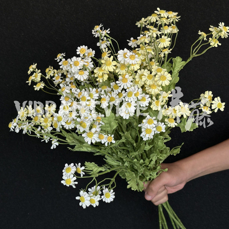 跨境 洋甘菊仿真花田园ins风小雏菊家居客厅花瓶插花厂家 假花,家居饰品,仿真花/假花,淘宝优惠券,粉丝福利购,淘宝优惠卷