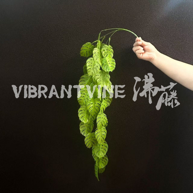 壁挂扇尾葵龟背藤条绿色植物墙壁垂吊室内商场装饰藤条婚庆吊顶假,家居饰品,仿真花/假花,淘宝优惠券,粉丝福利购,淘宝优惠卷