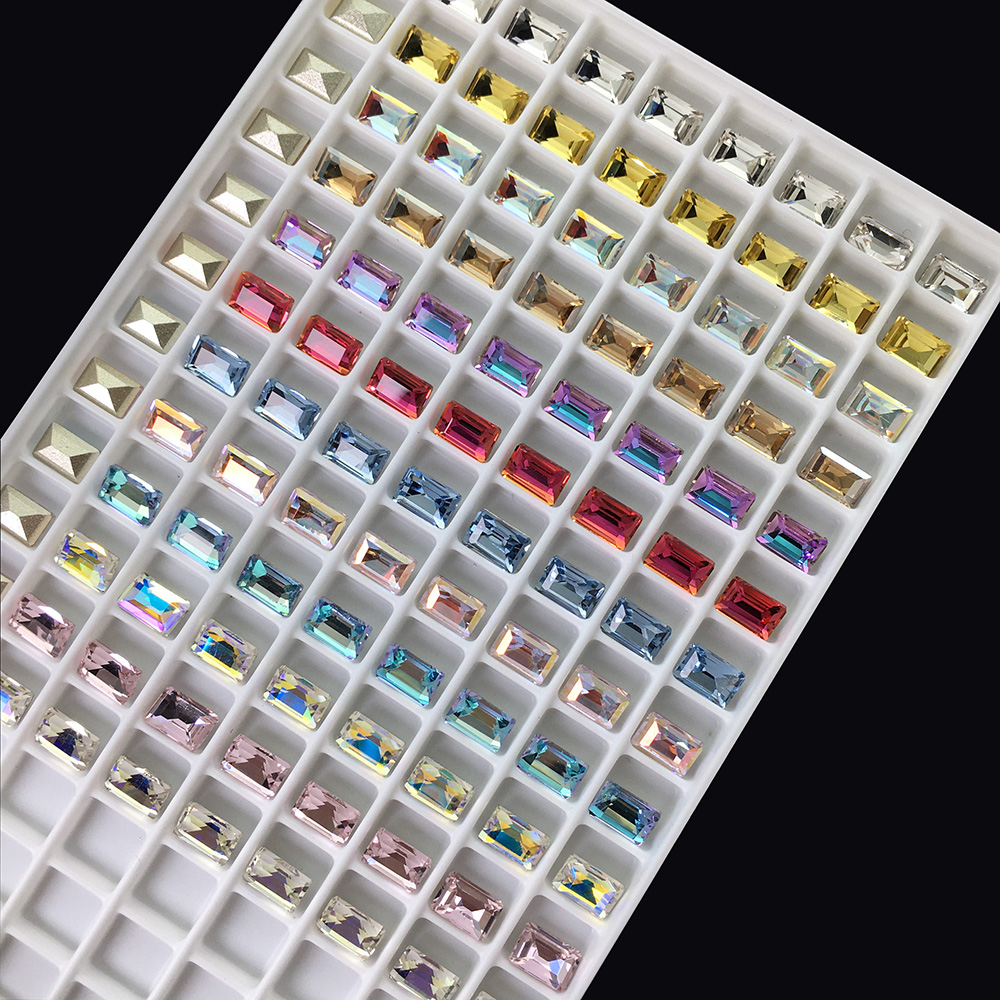 DANA义乌尖底异形矩形美甲钻