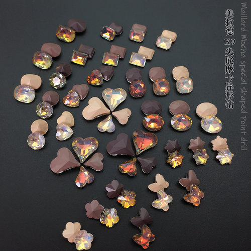 DANA义乌尖底异形美拉德美甲钻