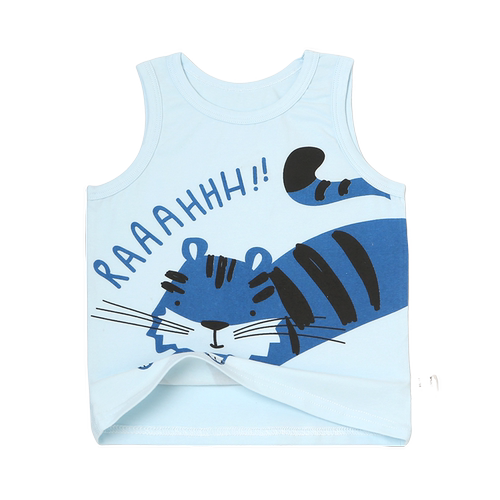 小猪大卫婴儿工字小背心夏男女宝宝薄款无袖上衣A类打底汗衫