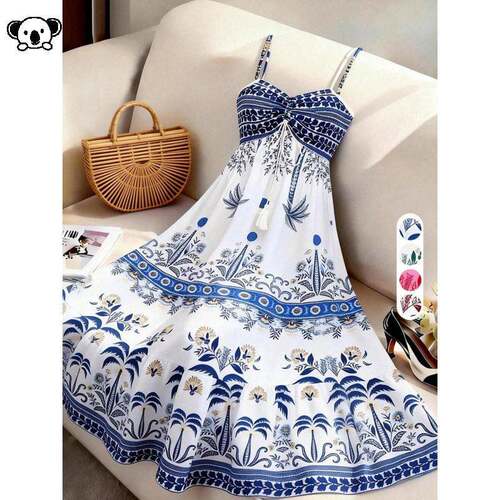 N 99873 Women Summer Dress Boho Beach波西米亚连衣裙