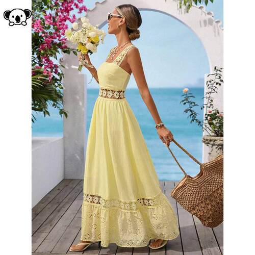 J 83331 Women Summer Dress Boho Vacation波西米亚连衣裙