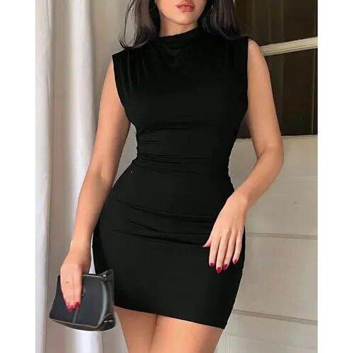 I 54025 Women Party Dress Elegant Fitted Short优雅连衣裙
