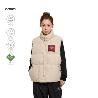 坎肩三防无袖抗寒冬季羽绒马甲