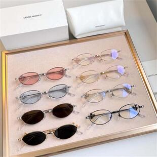 GM墨镜Carat2025JeweIry珠宝系列素颜神器钛金属平光镜可配近视镜