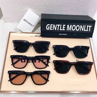 gm墨镜Nubo男女款素颜神器凹造型蔡板材司韩版V牌太阳镜防紫外线