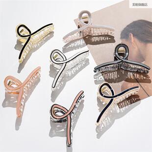 13CM个性醋酸抓夹多发量盘发夹垮境鲨鱼夹潮流发夹女时尚头饰发饰