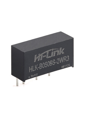HLK-B0509S-2WR3 DC-DC隔离电源模块5V转9V222mA2W短路保护芯片IC