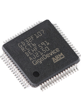 GD32F107RCT6 LQFP-64 ARM Cortex-M3 32位微控制器-MCU芯片配单
