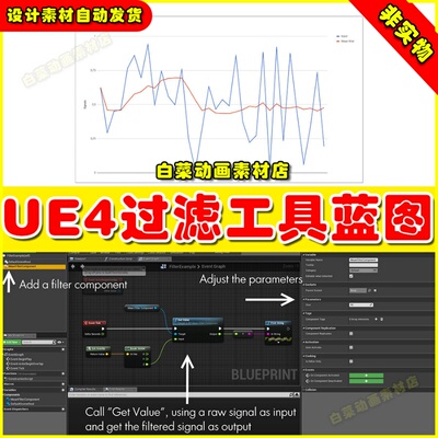 UE4 Filter Toolkit 信号过滤处理工具蓝图4.27
