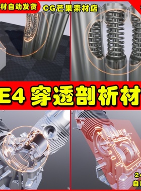 UE4物体对象剖析解剖UE5修改材质 Culling Material Effect