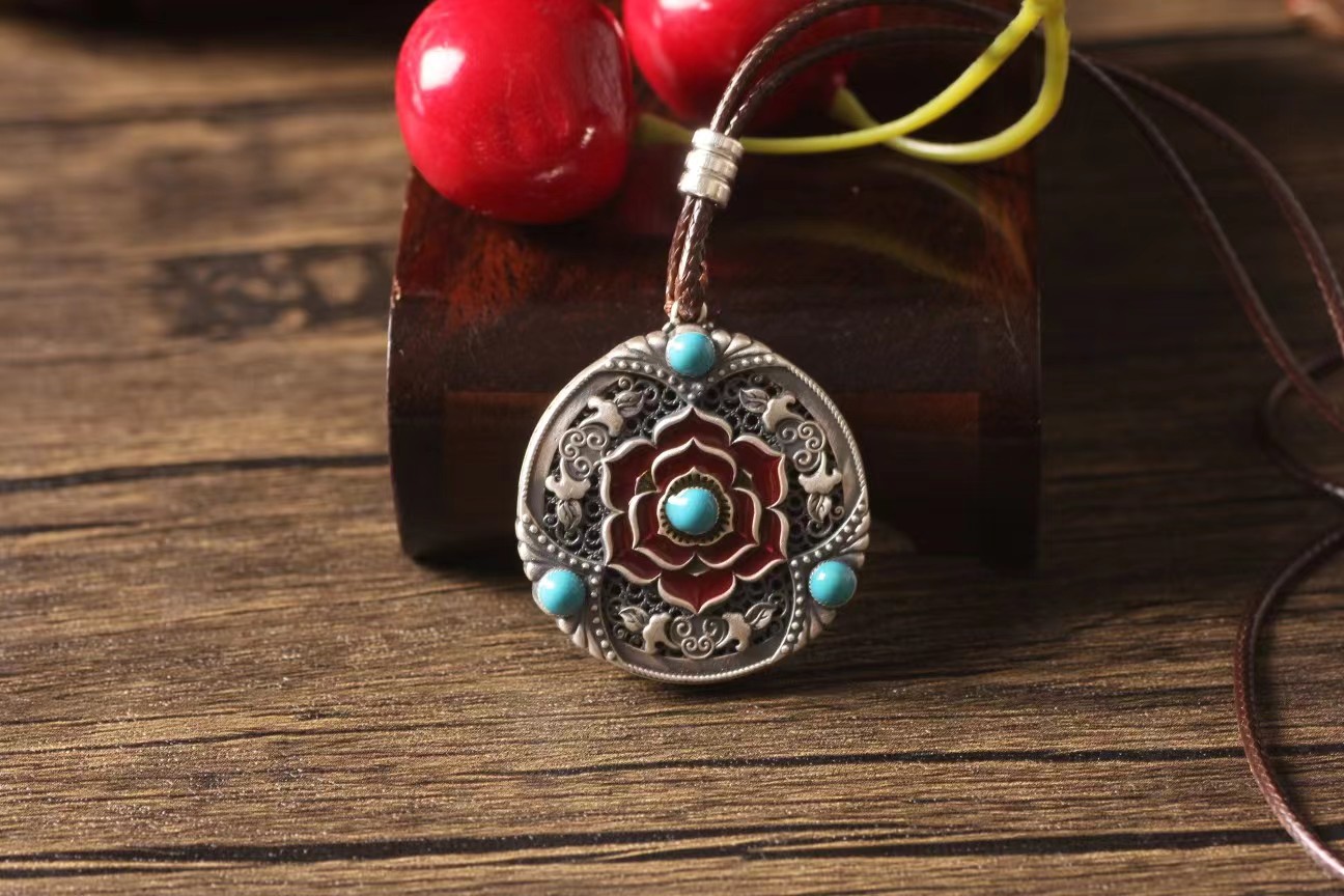 树人贵礼足银999三耳兔吊坠