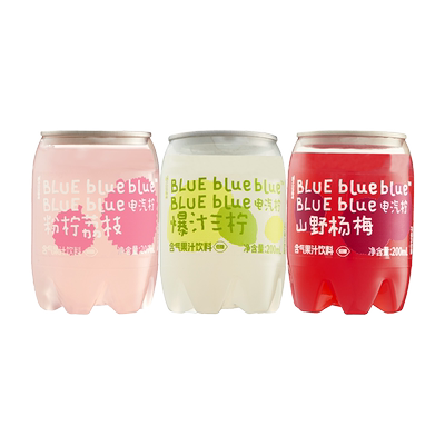 柠檬共和国气泡果汁饮料