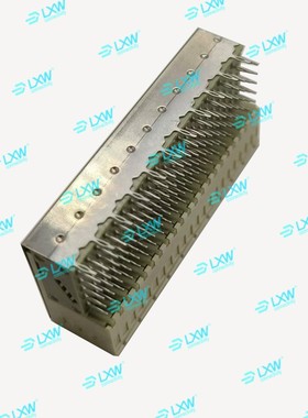 高速背板连接器 料号 384312 ZDplus连接器 120Pin 弯母 弯角式