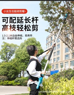 舒畅2.8公分电动修枝剪 柑橘园果树剪枝机充电SC-8603电剪刀高枝