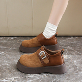 浅口单鞋 春季 0127z 乐福鞋 一脚蹬时尚 厚底勃肯鞋 女2026新款