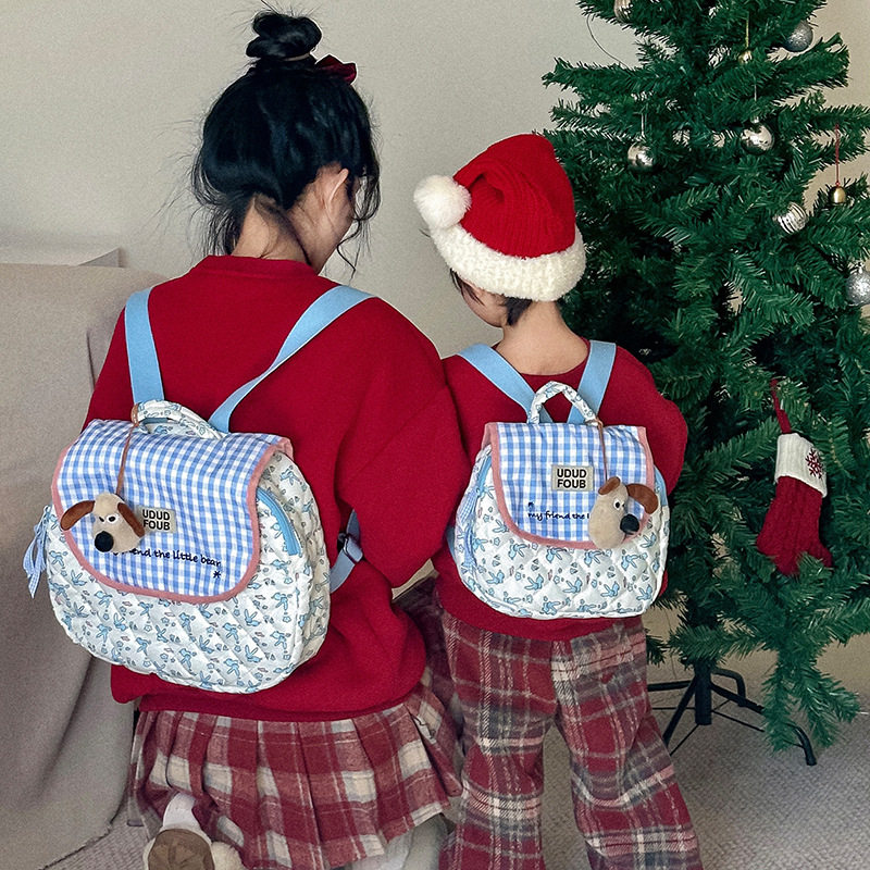 可爱小狗幼儿园书包女孩小背包男童儿童入学小班宝宝小朋友双肩包