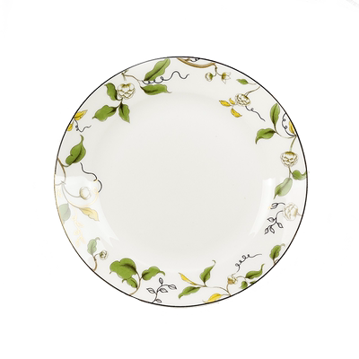 金岚玉唐山骨瓷吃碟香榭丽舍盘子