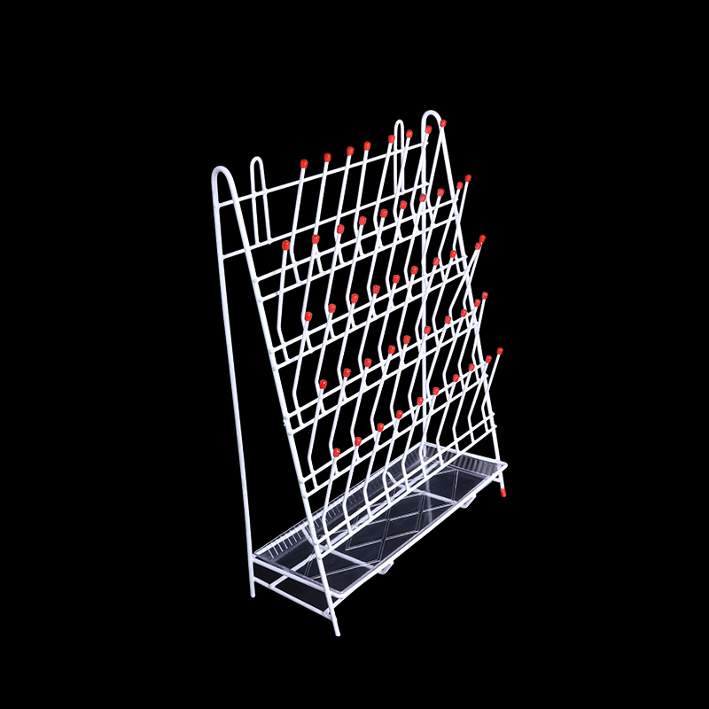 实验室滴水架 32 48 55位烧杯烧瓶试管沥水架铁制喷塑实验室支架