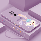 星黛露适用于华为mate20pro手机壳液态硅胶mate20全包镜头mate20X防摔手机套4g新款 直边魔方潮牌男女5g保护壳