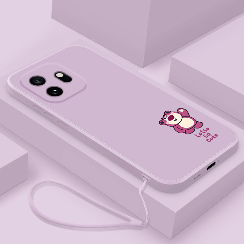 卡通小熊适用一加15T手机壳oneplus+15液态全包保护套1+15潮牌可爱女款一加十五网红新款硅胶防摔软壳