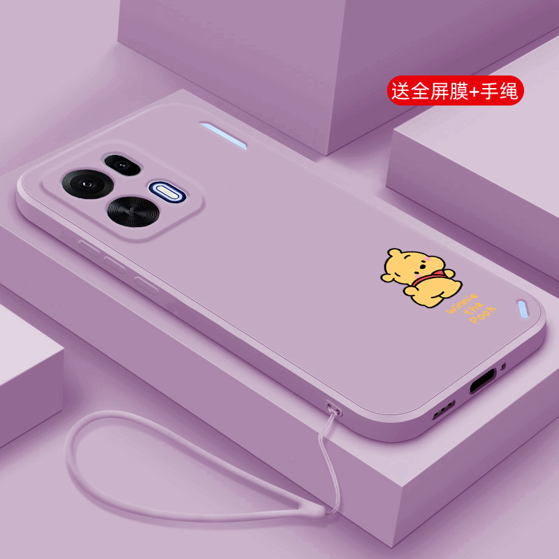 卡通小熊适用oppo k15pro手机壳K15Pro+液态全包保护套15por+潮牌可爱创意女款PMH110网红新款硅胶防摔软壳