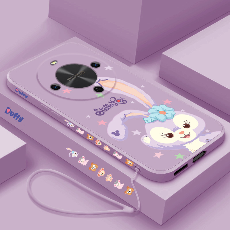 适用华为畅享70x尊享版手机壳卡通星黛露畅想70x活力版液态硅胶保护套70pro超薄可爱70s全包女款70z高级防摔