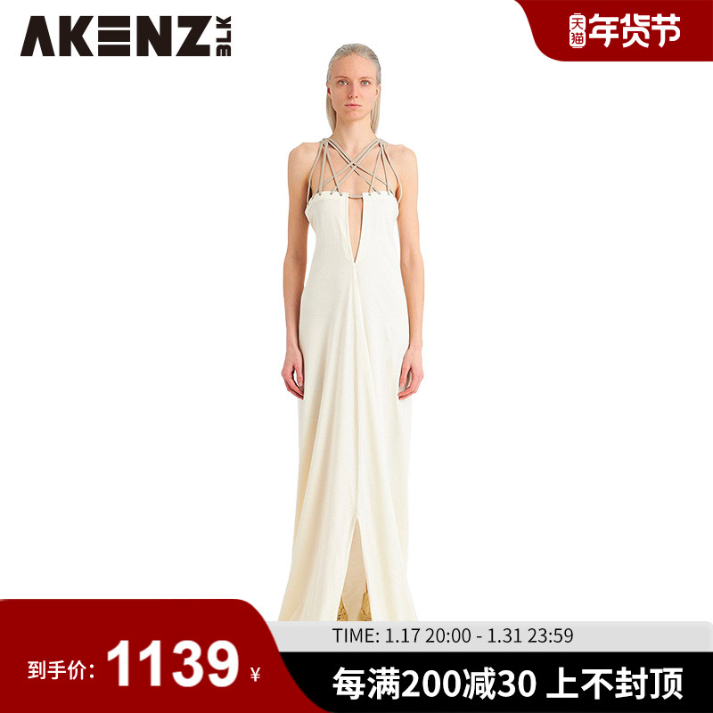 Rick Owens DRKSHDW针织长款连衣裙DS01B7513-RN-09