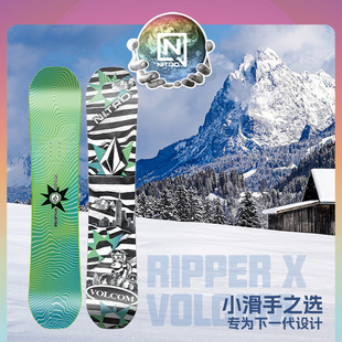 NITRO尼卓滑雪板RIPPER VOLCOM全能滑行儿童青少单板滑雪板2425